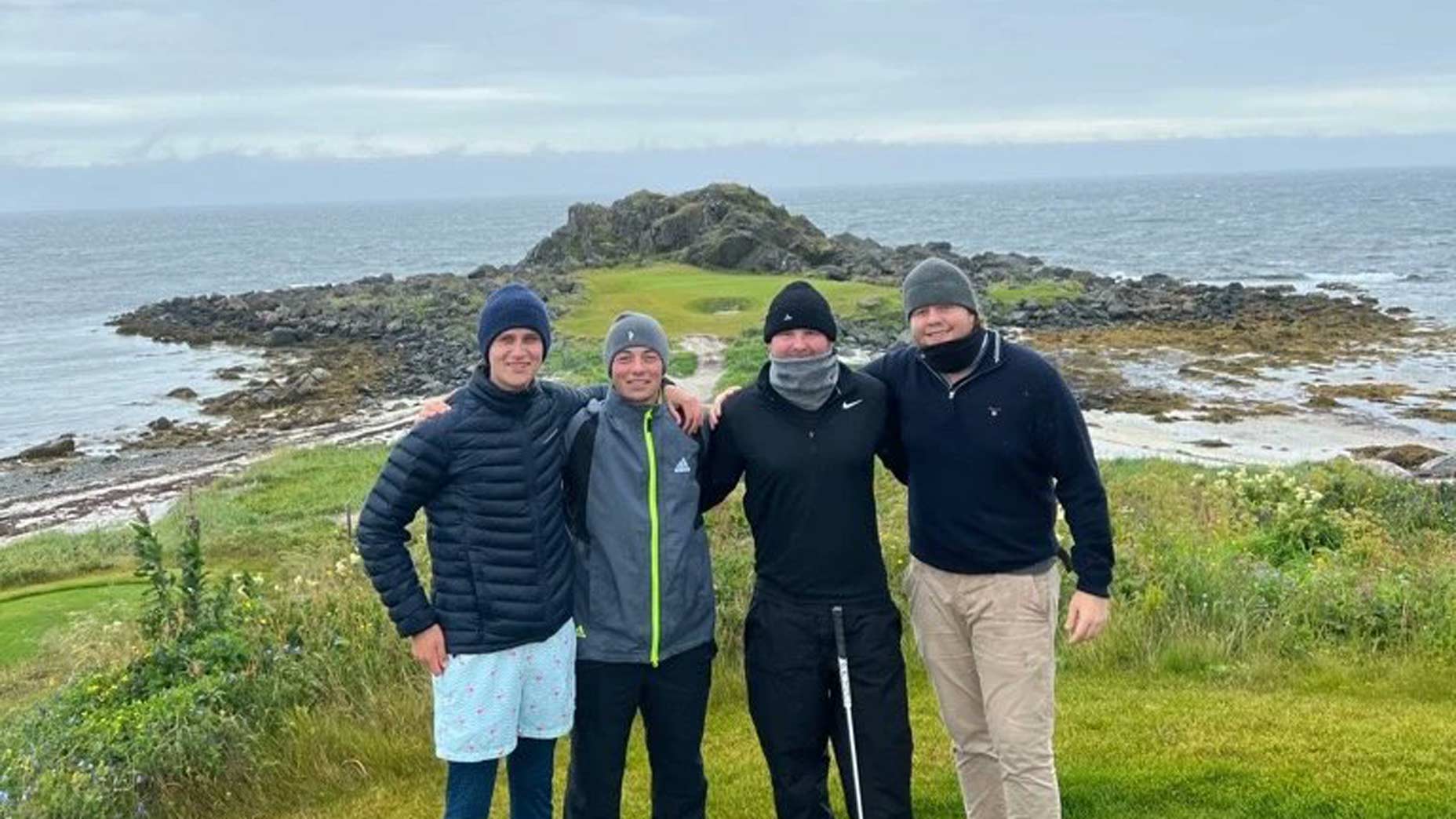 Viktor Hovland at Lofoten Links this summer.