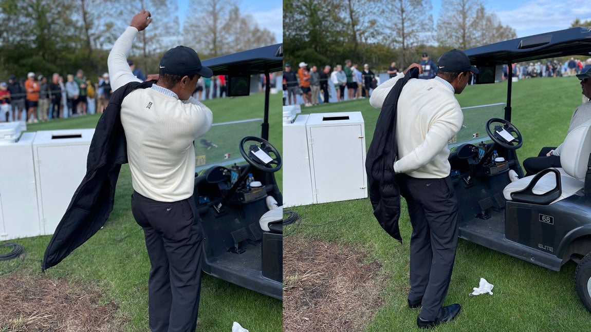 Tiger at the PNC Championship
