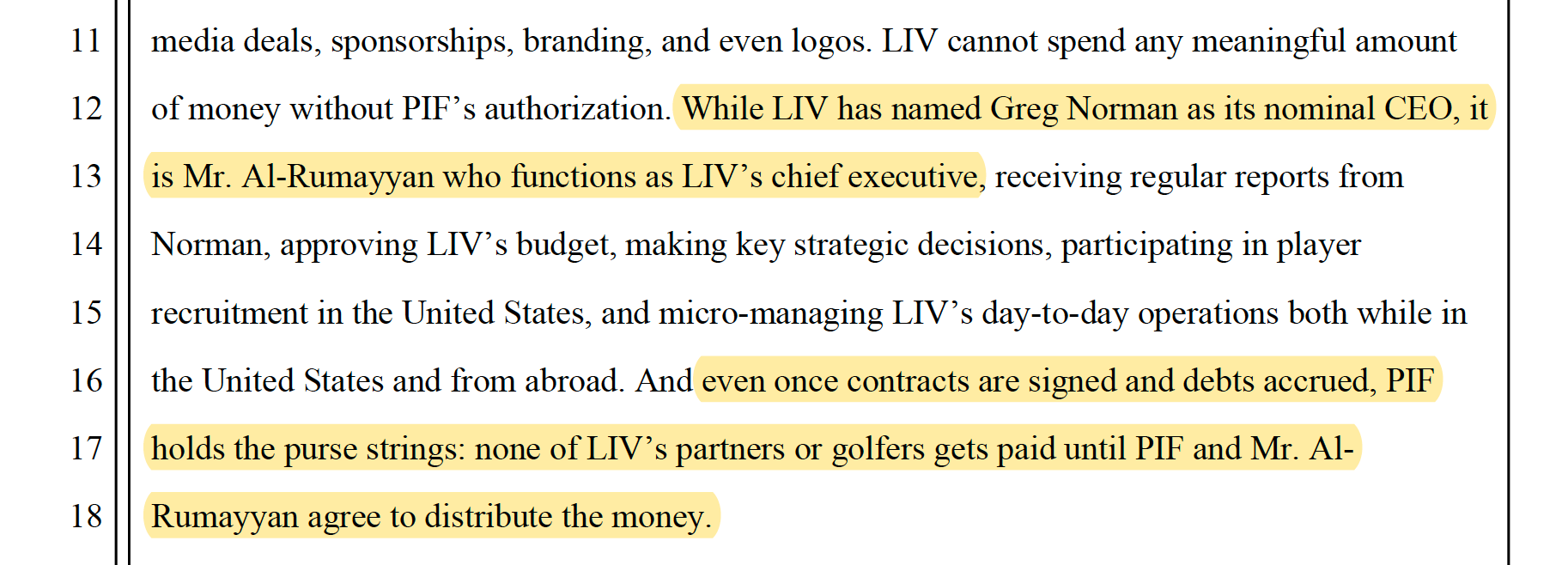 pga tour lawsuit