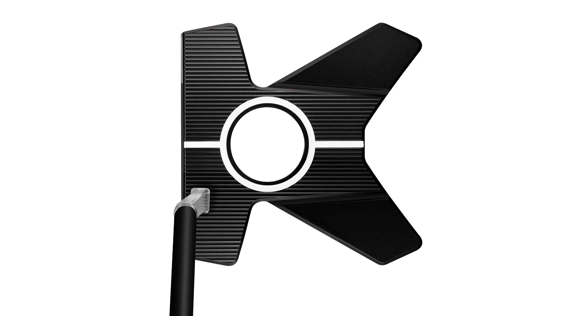 Evnroll ERZ.1 black putter at address