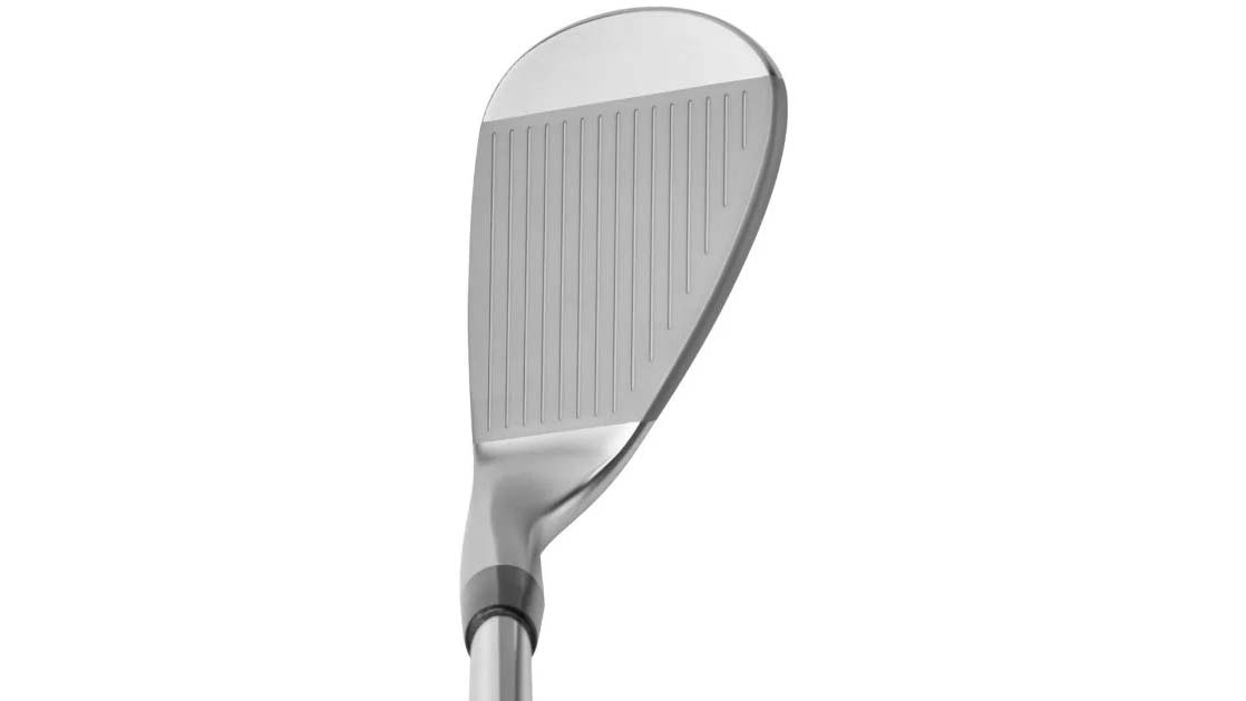 Mizuno S23 Chrome wedge at address