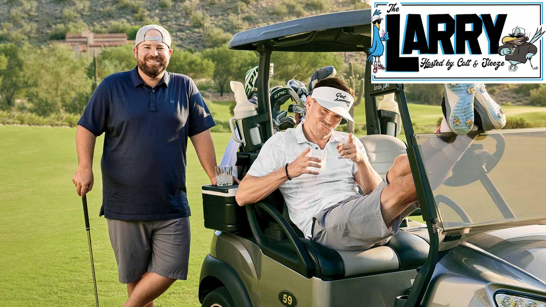 Colt Knost and Drew Stoltz will host The Larry in February.