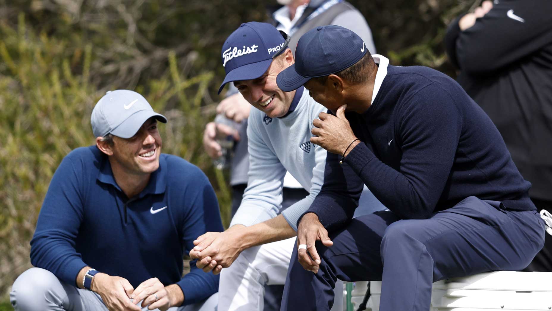 rory mcilroy justin thomas tiger woods