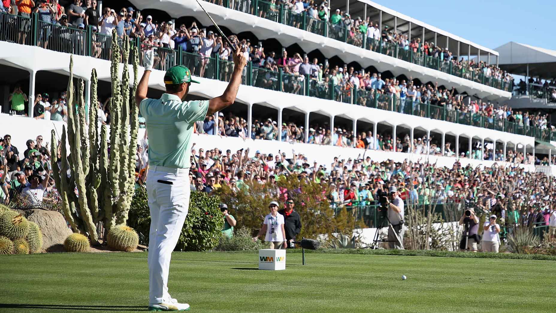 Why Rickie Fowler pumps up the crowd at TPC Scottsdale's 16th