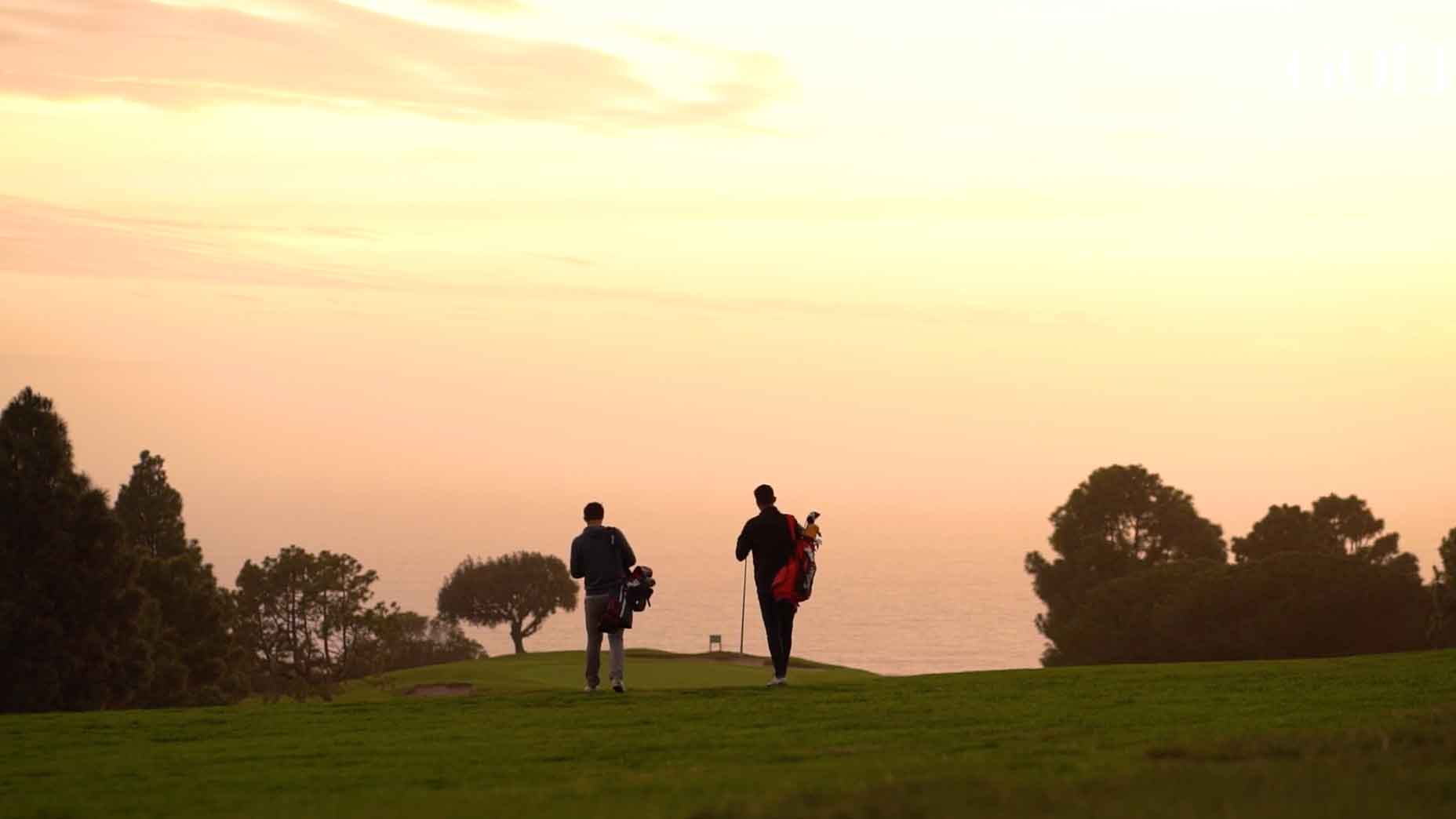 los verdes at sunset