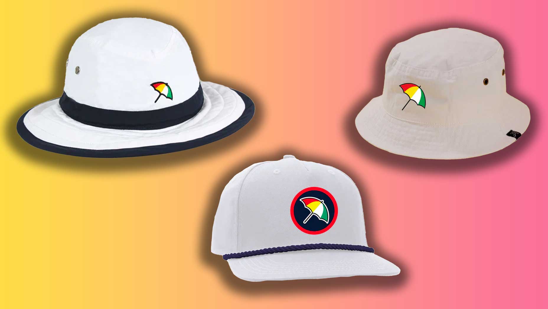 Gimme that: Arnold Palmer umbrella logo hats for every style