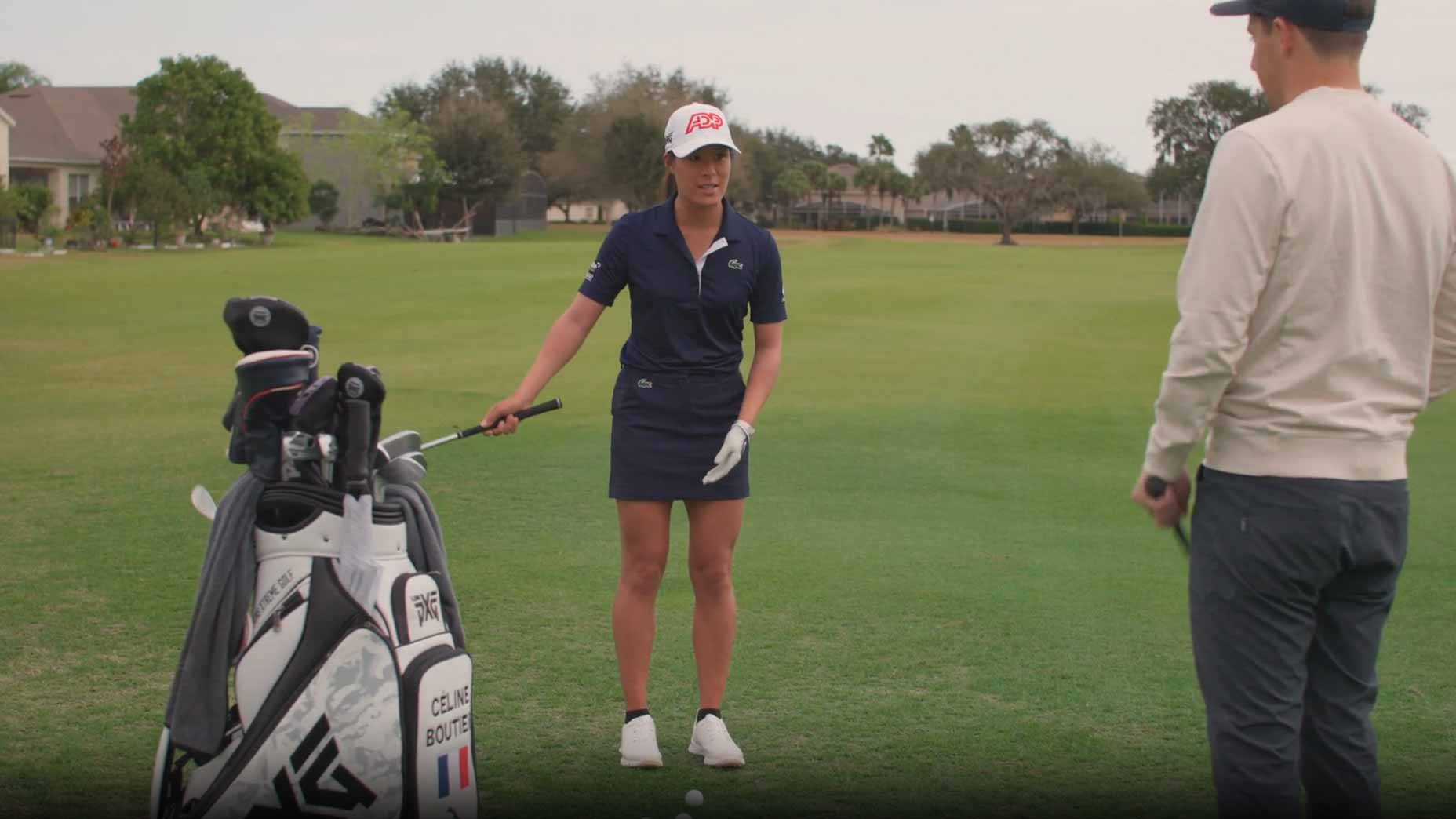 I hit chip shots with the LPGA's latest winner — here's what I learned
