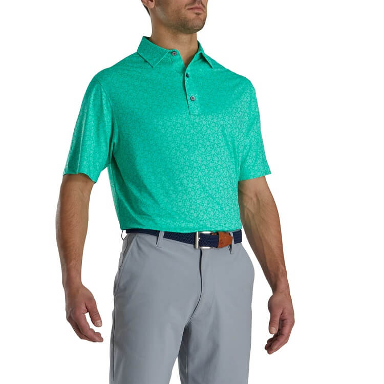 Footjoy Athletic Fit Lisle Performance Golf Polo
