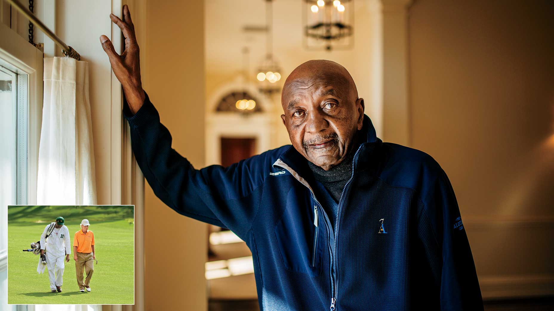 carl jackson, a former augusta national caddie