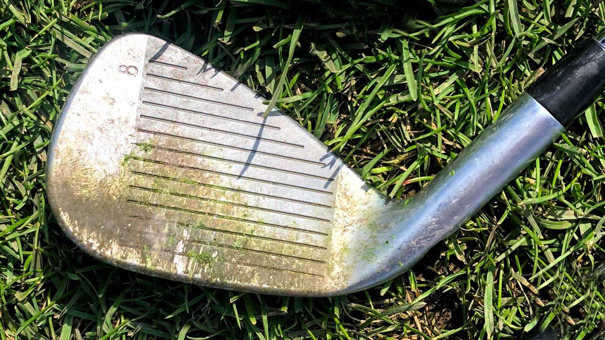 dirty golf club