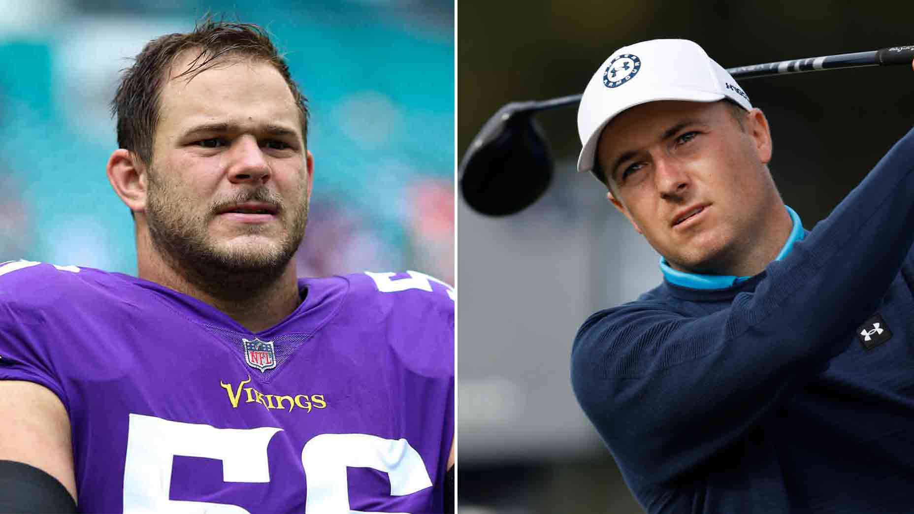 The NFL's Garrett Bradbury shares the unique reason why he's been a longtime fan of Jordan Spieth