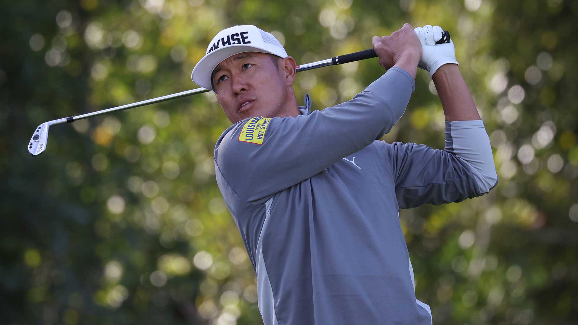 James Hahn hits a shot