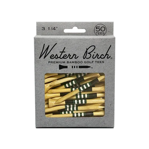 "Amy" 3 1/4" Bamboo Striped Golf Tee
