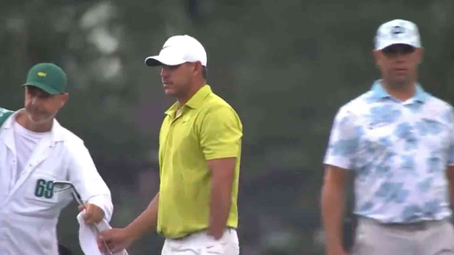 Brooks Koepka caddie video