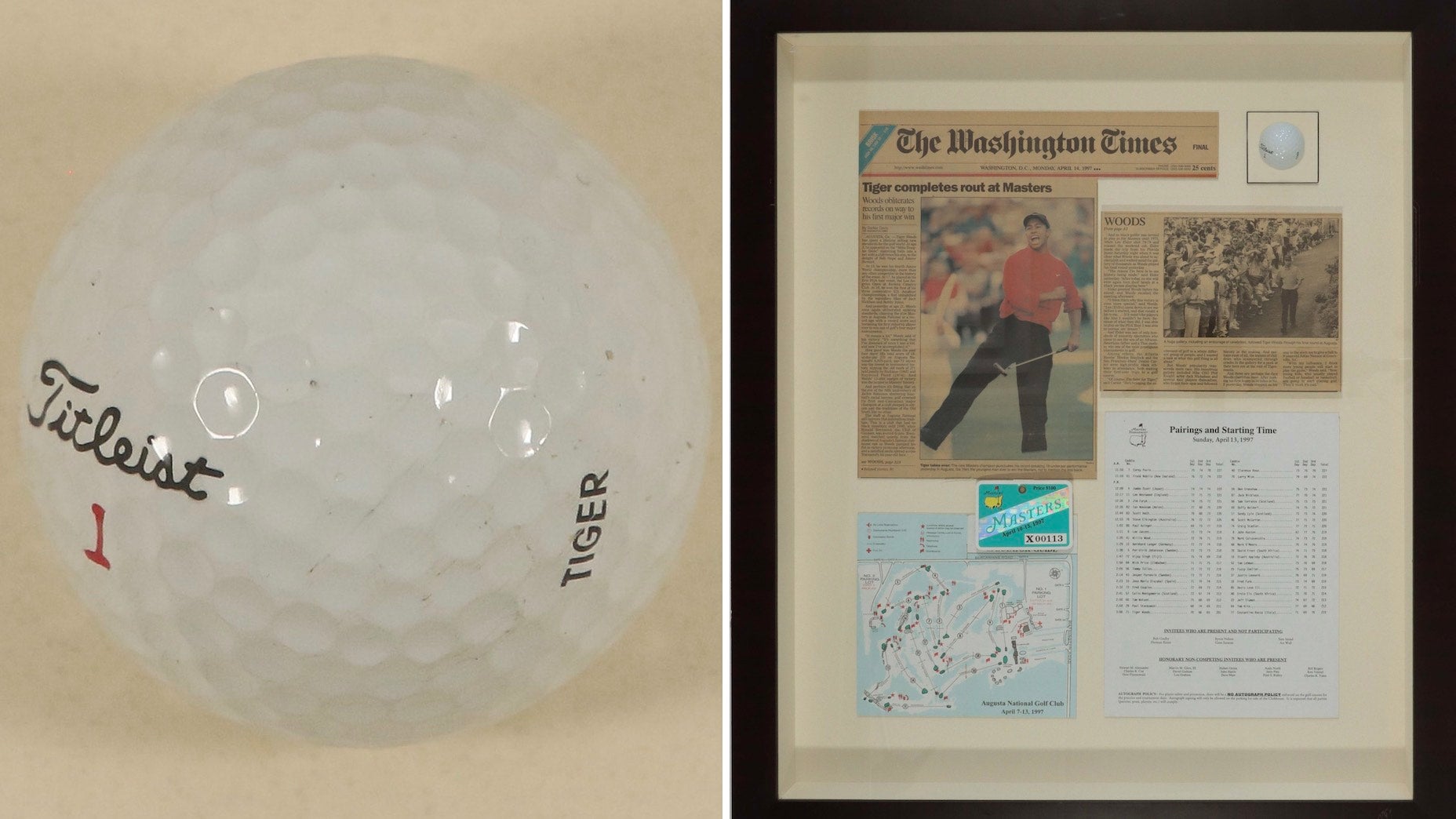 tiger woods ball