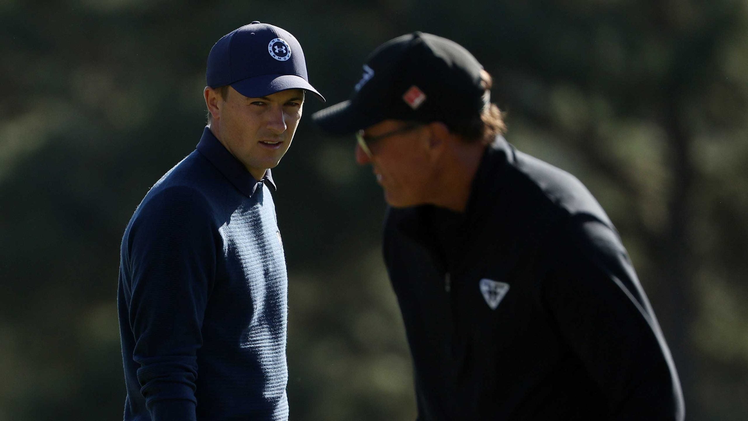jordan spieth and phil mickelson at 2023 masters