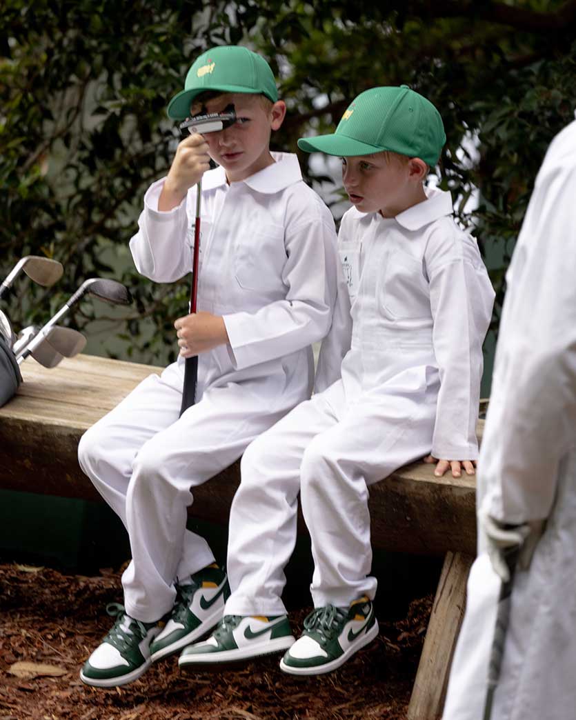 photos from the masters par 3 contest on wednesday