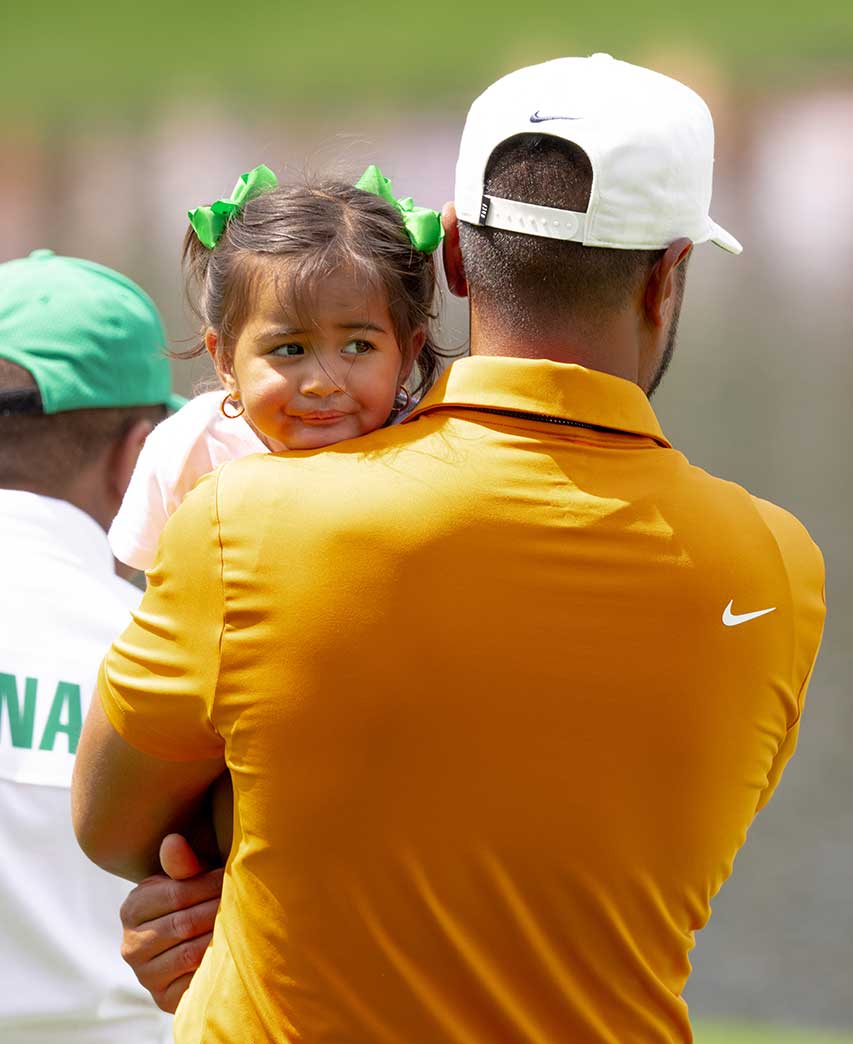 photos from the masters par 3 contest on wednesday