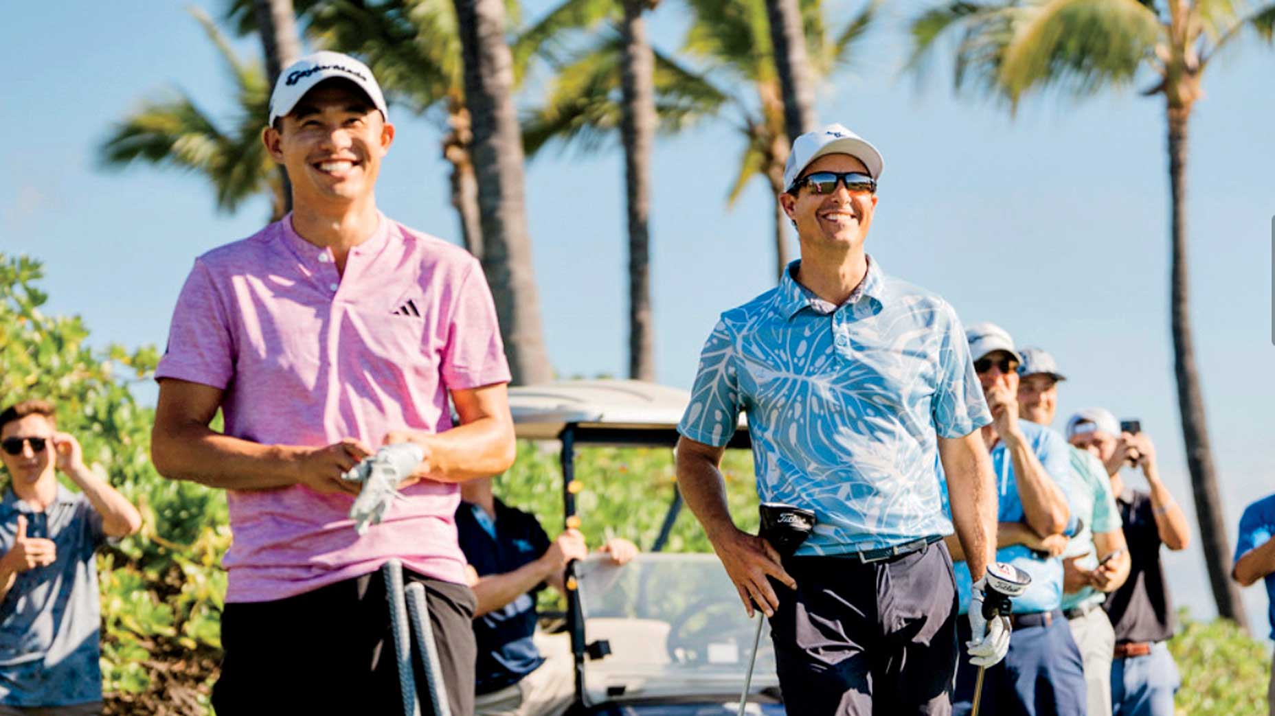 parker mclachlin hangs out with collin morikawa