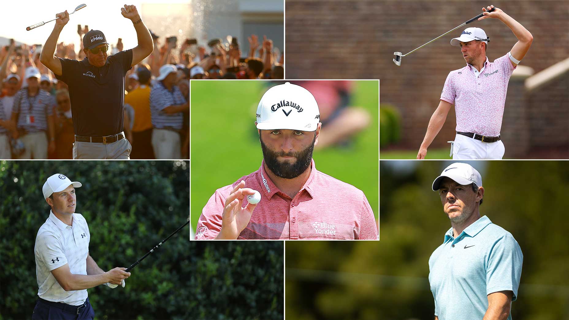 Phil Mickelson, Jon Rahm, Rory McIlroy, Justin Thomas and Jordan Spieth are all major storylines for the year's second major.