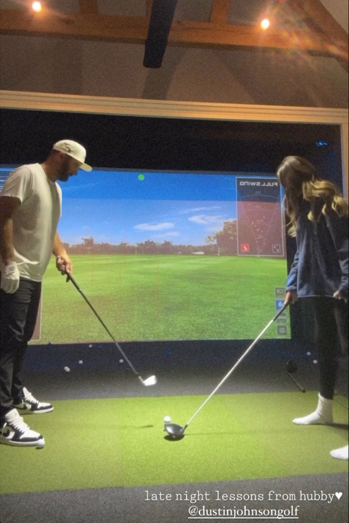 Dustin Johnson and Paulina Gretzky