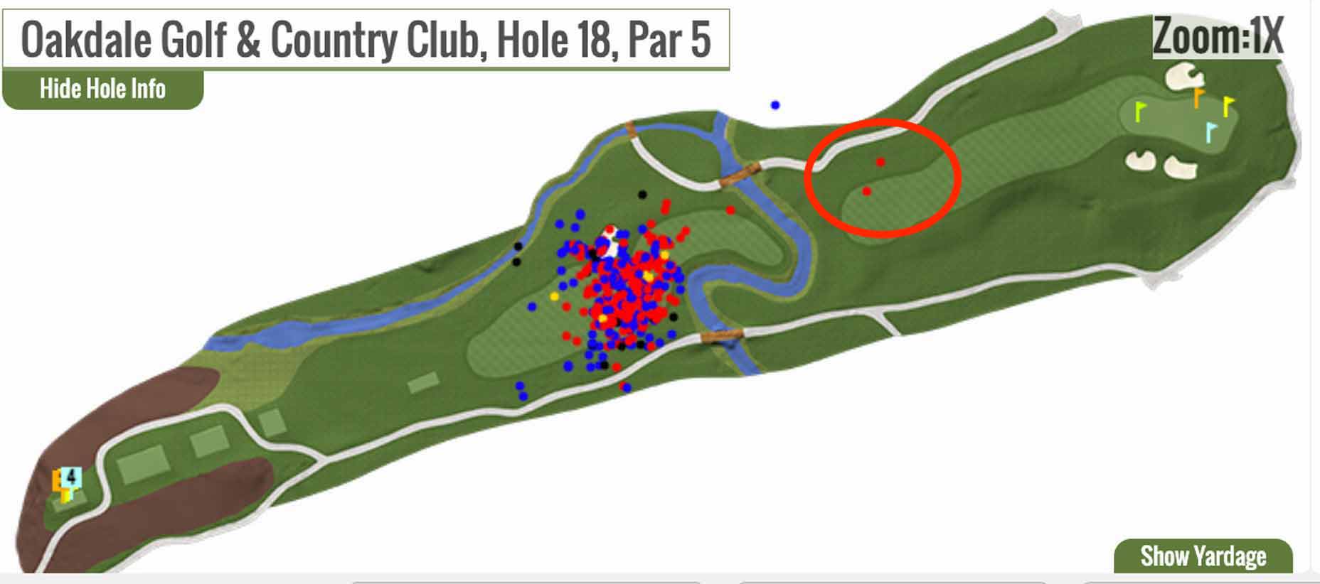 No. 18 at Oakdale Golf and Country Club.