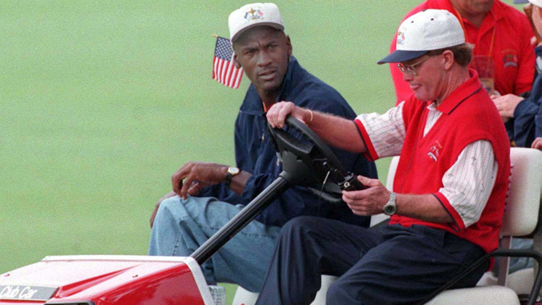 This caddie tried to impress Michael Jordan. It didn't go well