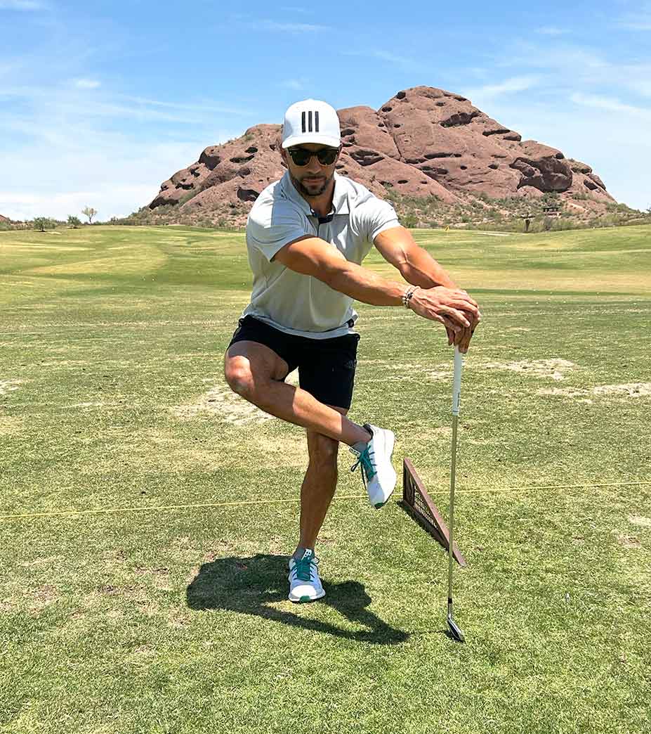 a golf stretch