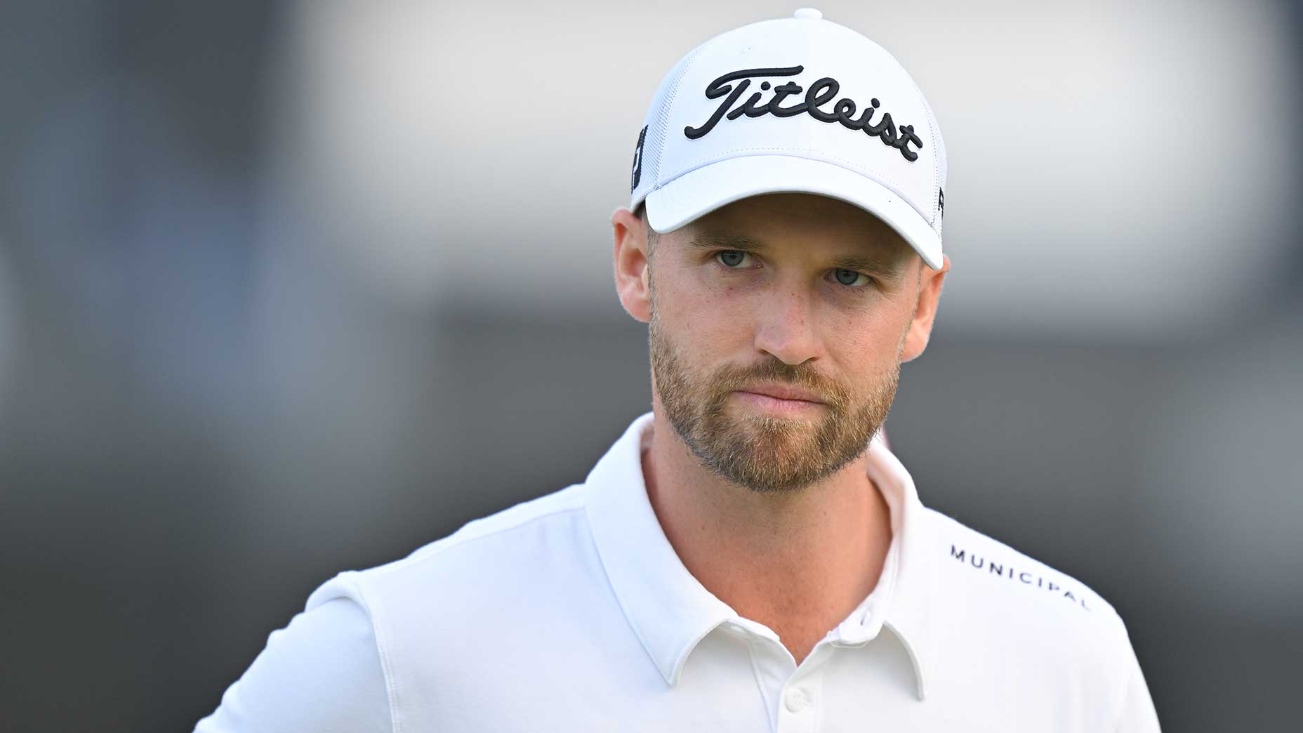 wyndham clark looks on