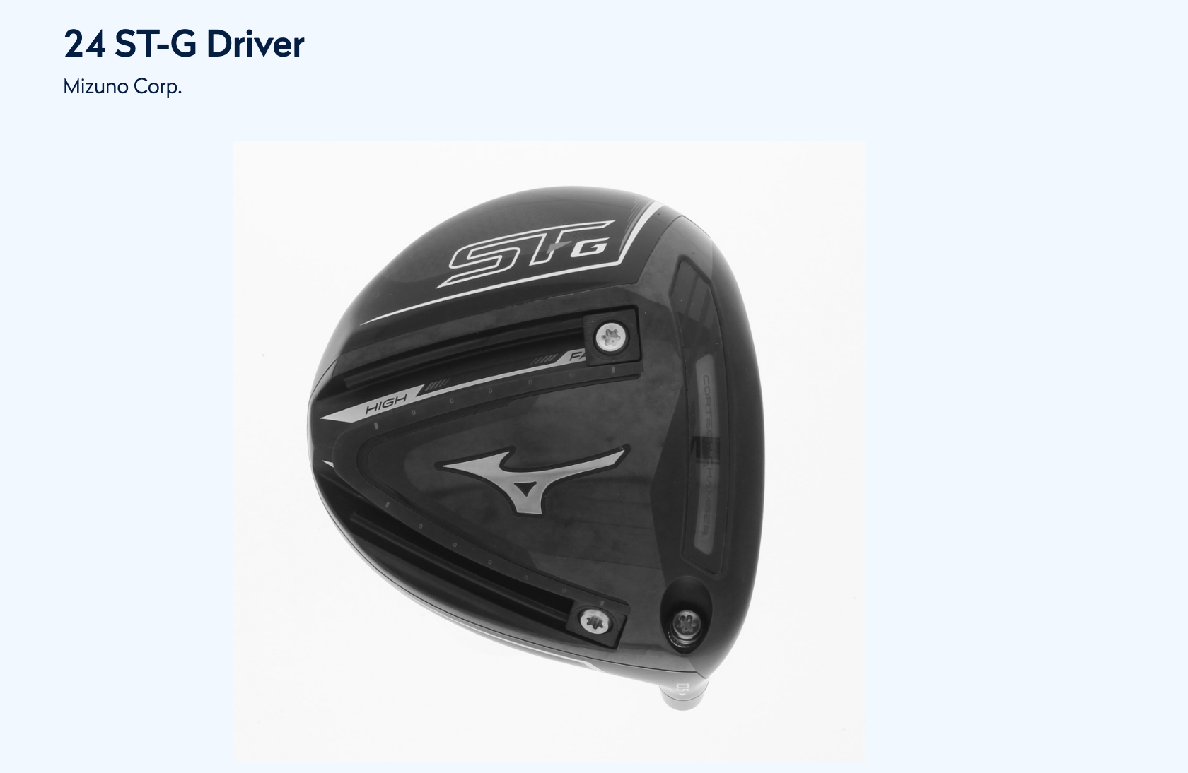 Mizuno 2023 STG driver