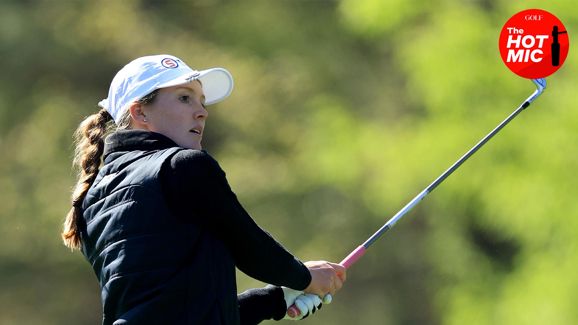 She's playing in the U.S. Women's Open ... and broadcasting it