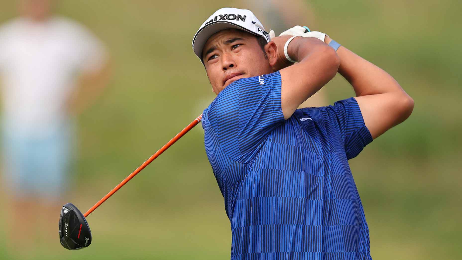 Hideki Matsuyama hits drive at 3M Open