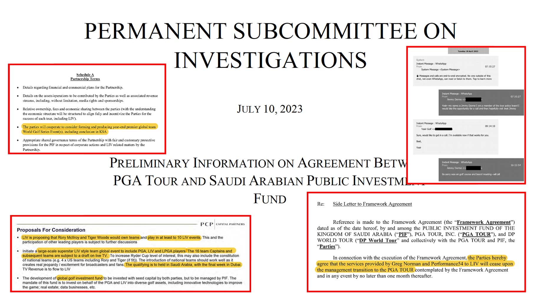 pga tour investigation