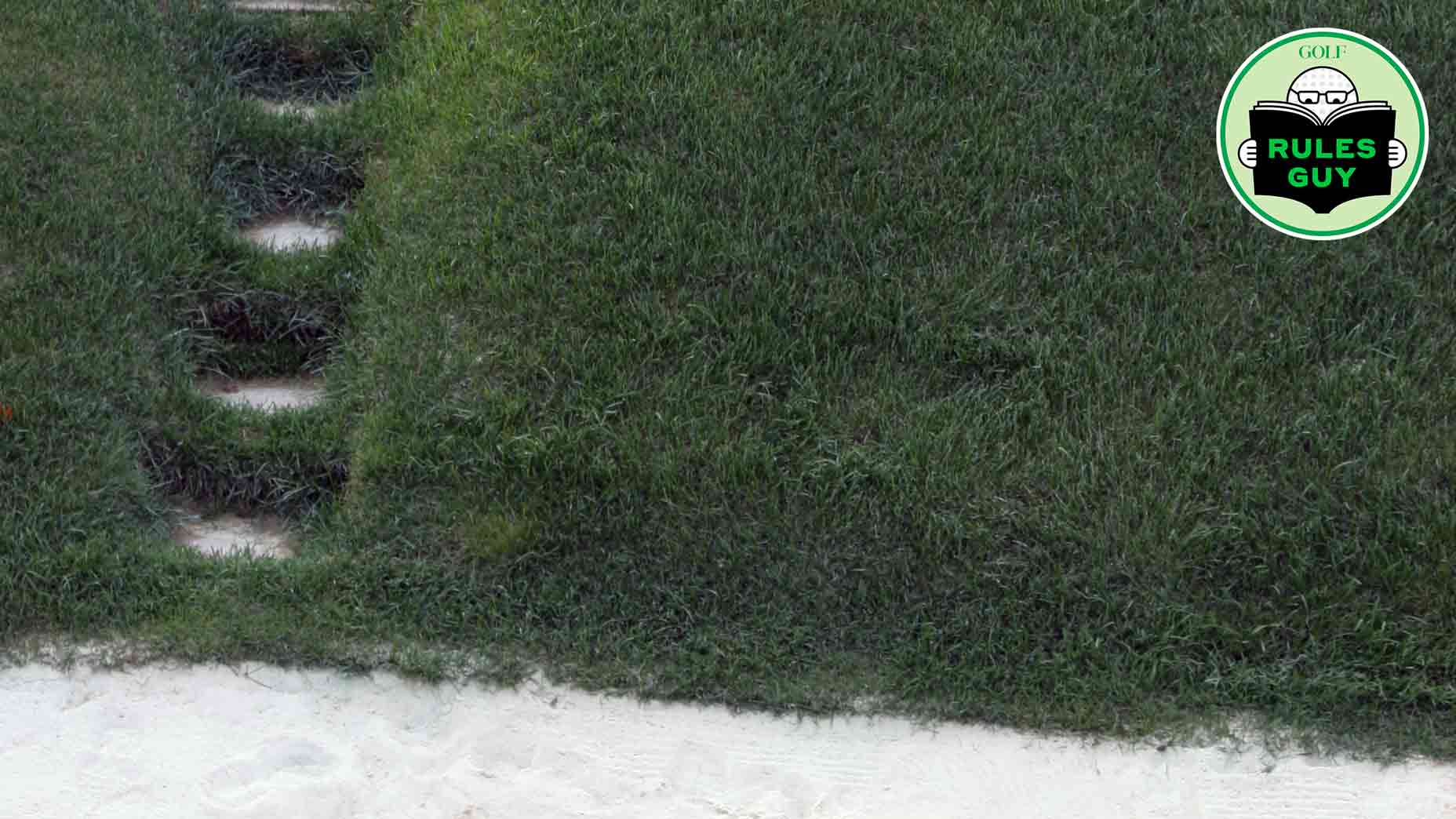 Rules Guy: My ball landed on bunker stairs. Can I take relief outside of the sand?