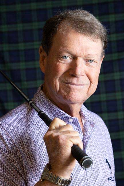tom watson poses