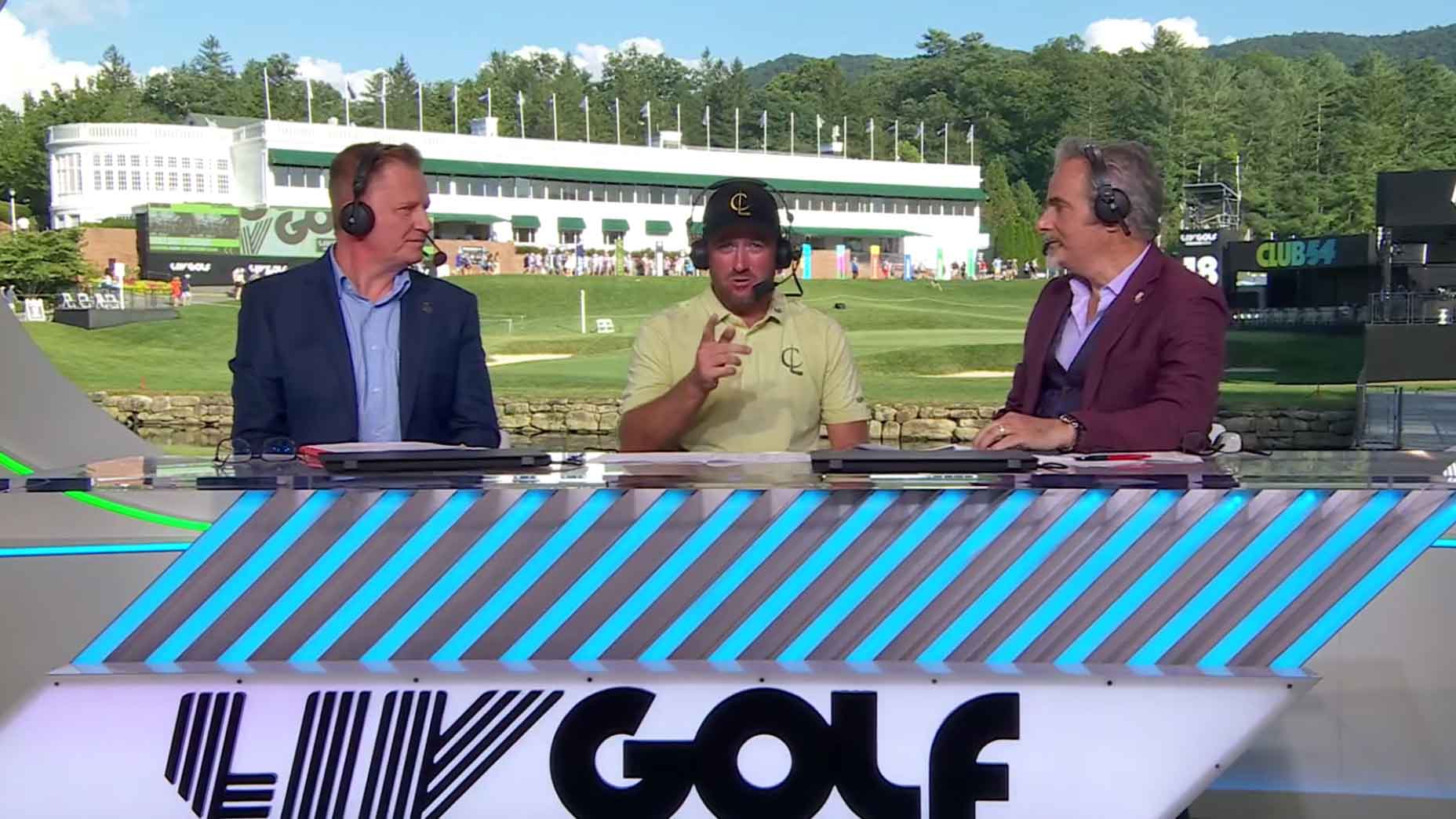 Arlo White, Graeme McDowell, David Feherty