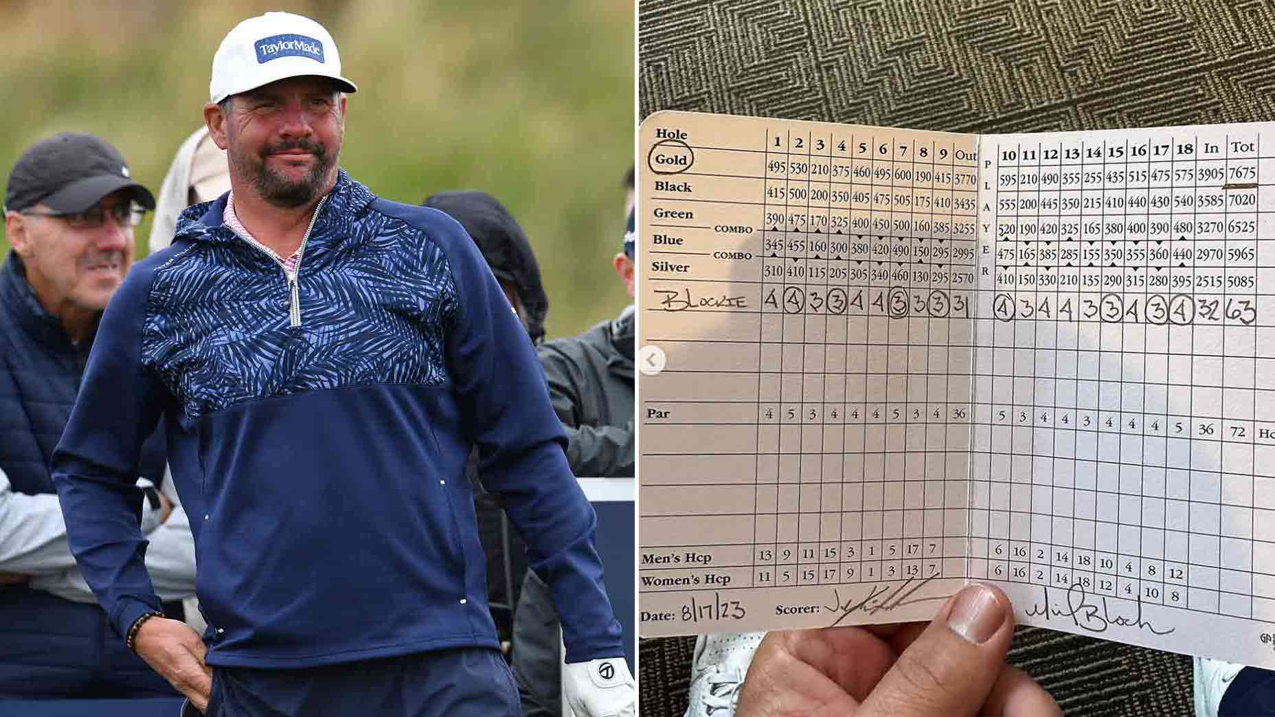Michael Block course record