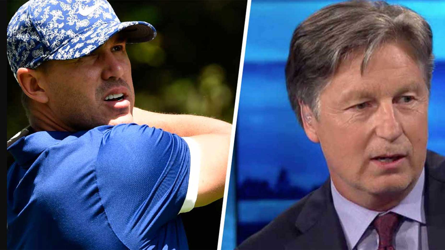 Brooks Koepka and Brandel Chamblee