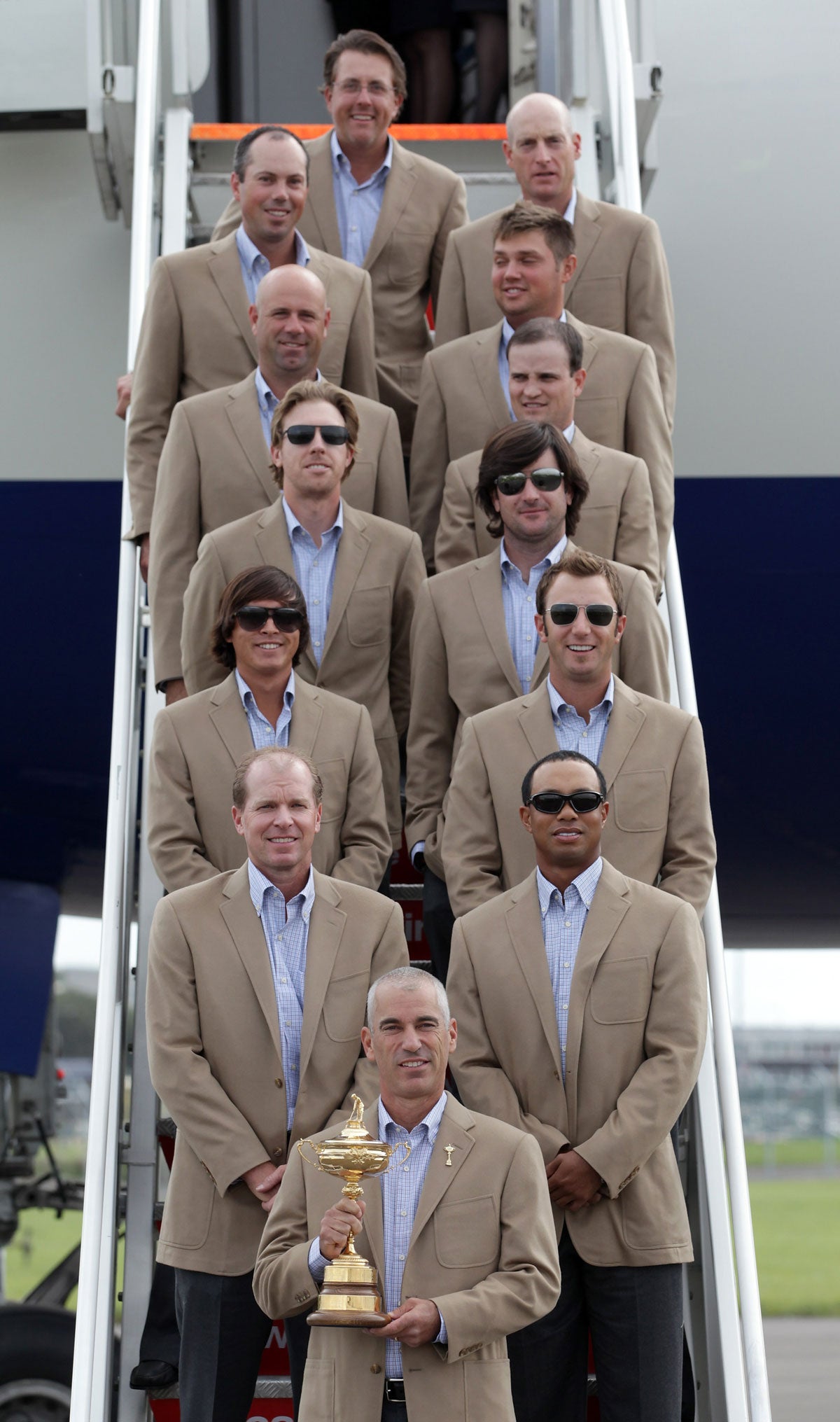 Ryder Cup team arrival