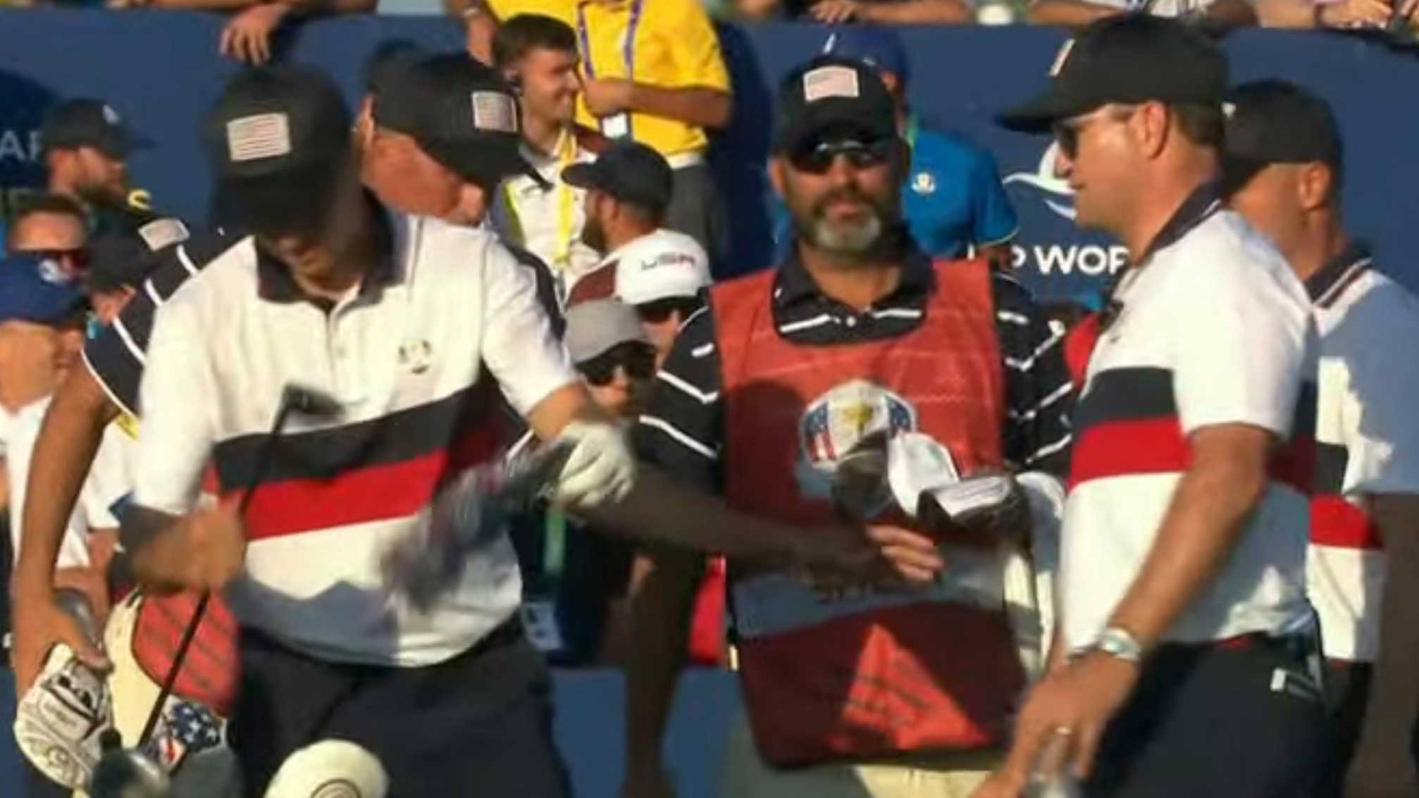 zach johnson and jordan spieth at ryder cup