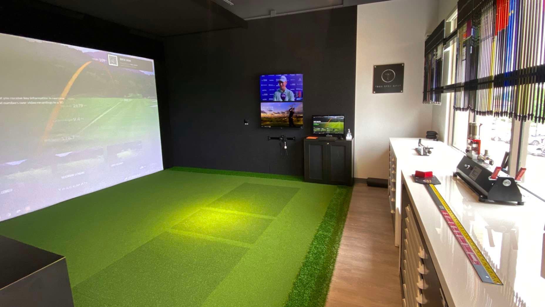 True Spec Golf hitting bay