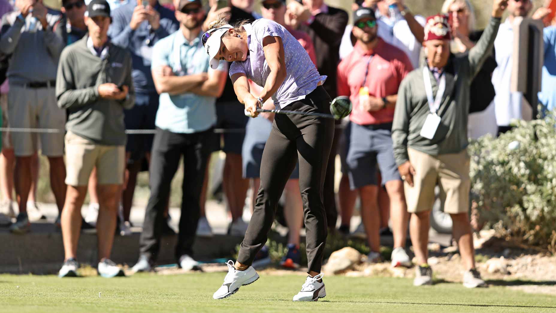 Lexi Thompson hits shot at 2023 Shriners Children's Open