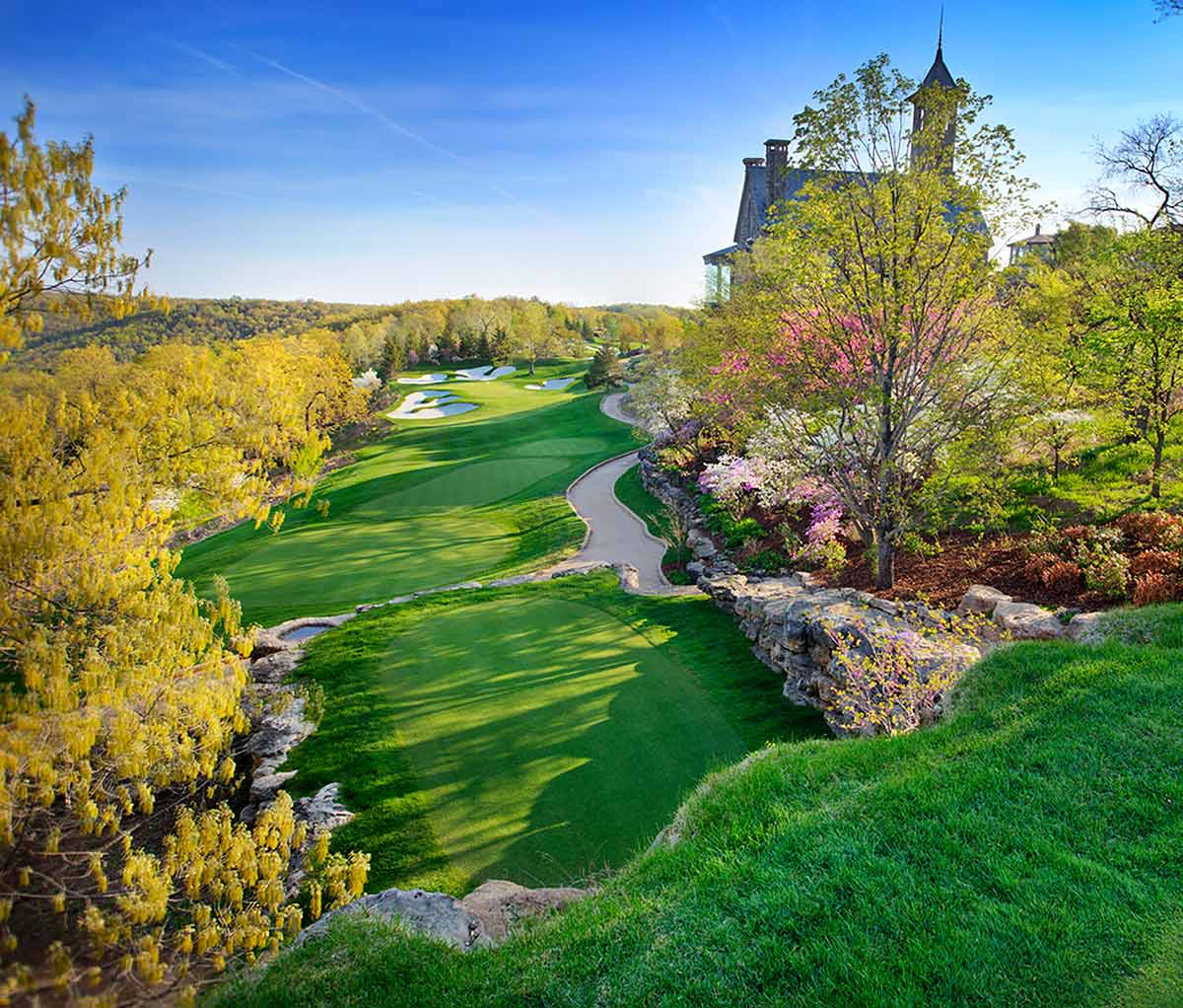 The 3rd hole at the Top of the Rock.