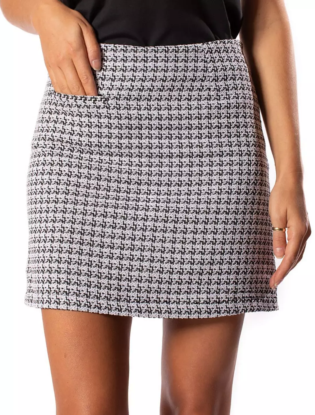 Golftini Women's 16.5” Textured Weave Golf Skort