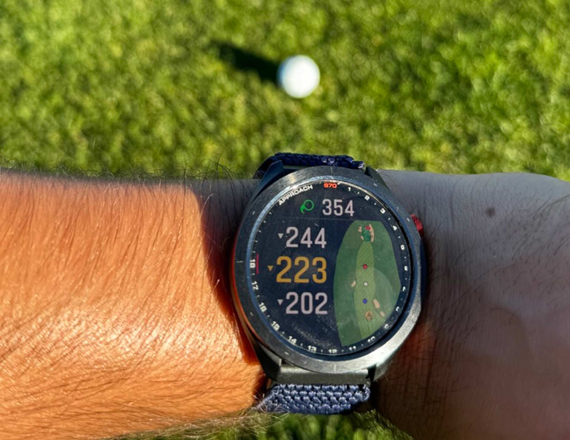 The Garmin Approach S70.