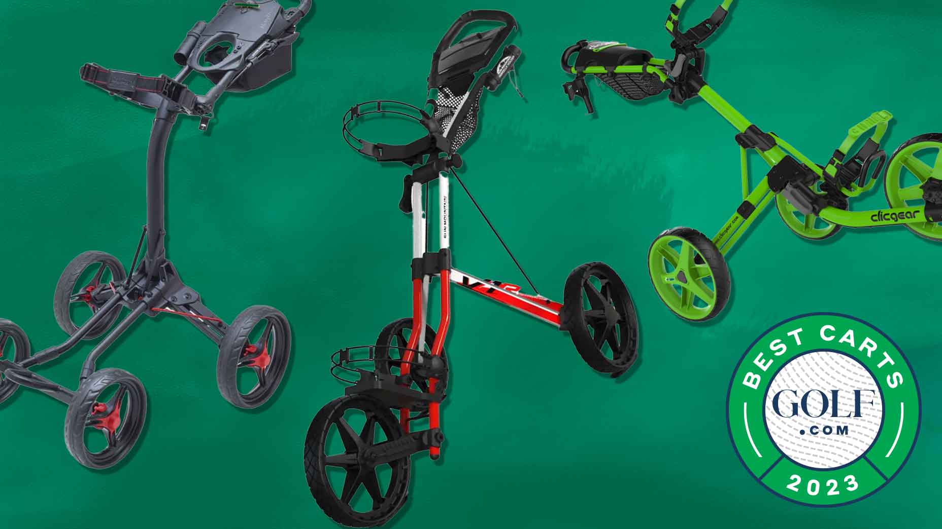Our Picks: Best golf push carts of 2023