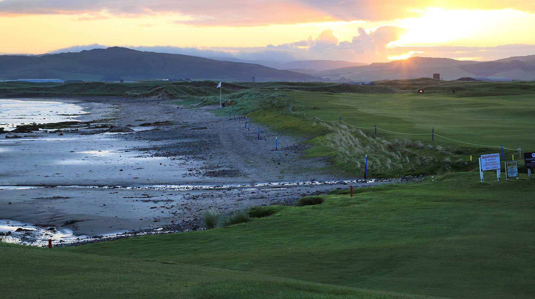A view of Machrihanish in Scotland.