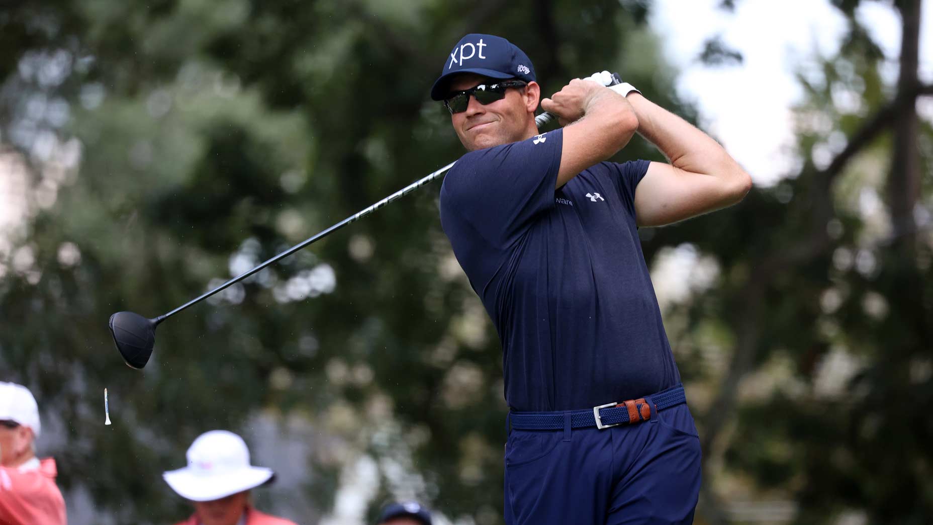 Adam Schenk hits drive at 2023 Tour Championship at East Lake