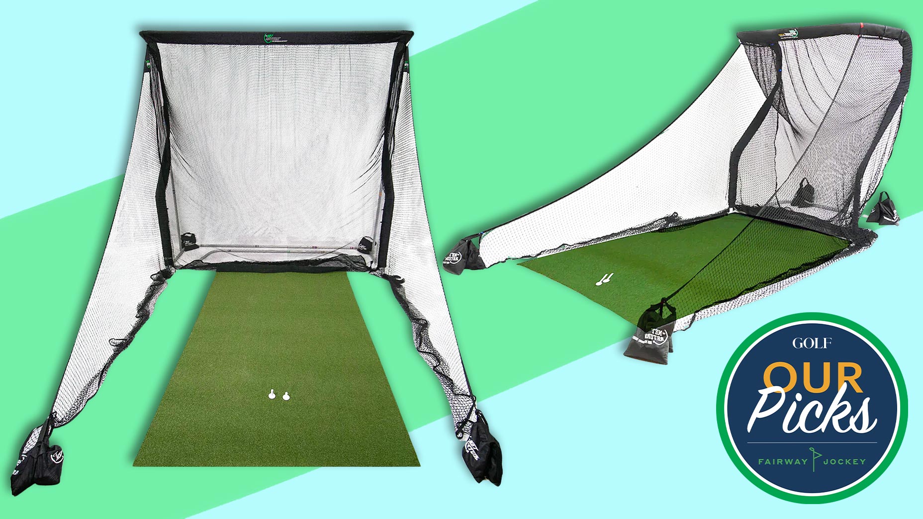 Dial in your golf game, even during the chillier days of the winter. This easy-to-set-up net gently returns the ball to you for convenient golf practice.
