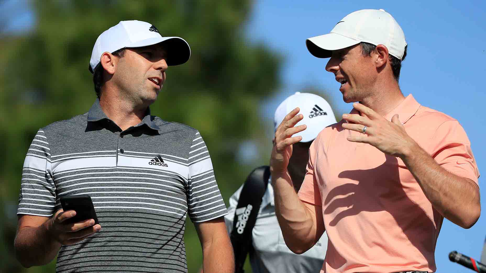 Rory McIlroy throws a dig — after Sergio Garcia questions his LIV Golf idea